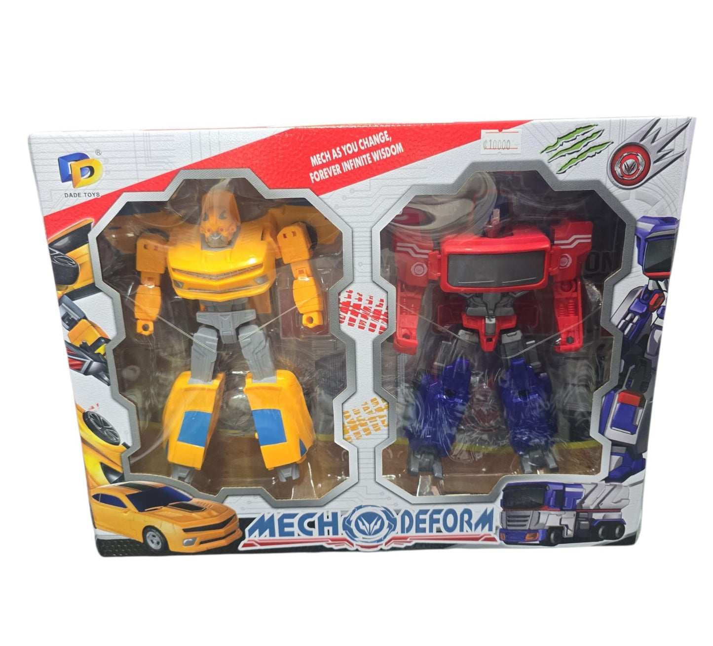 Set de 2 Figuras Transformers Dade Toys.