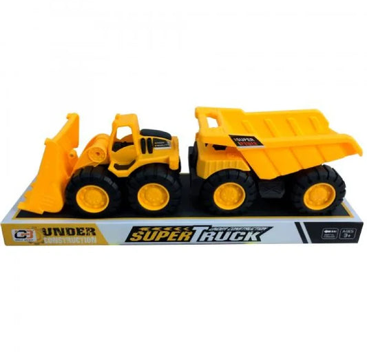 Set de 2 Vehículos Super Truck Under Construction.