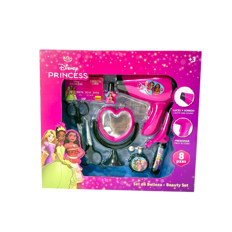 Set de Belleza Disney Princesas 8 Pzs Carnival Toys.