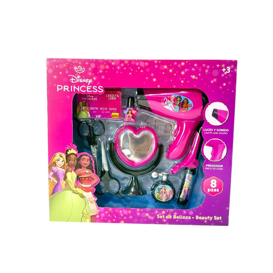 Set de Belleza Disney Princesas 8 Pzs Carnival Toys.