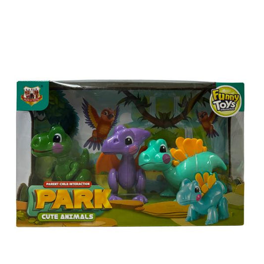 Set de Dinosaurios Park Cute Animals Funny Toys.