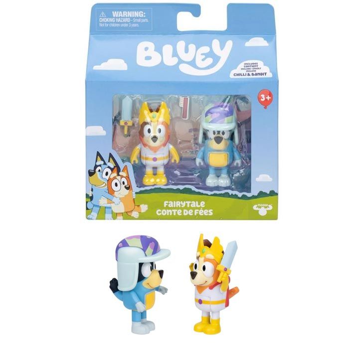 Set de Figura Bluey Fairytale Conte de Fées.