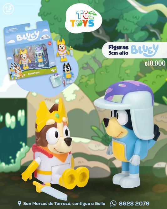 Set de Figura Bluey Fairytale Conte de Fées.
