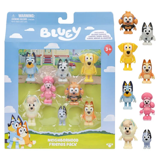 Set de Figuras Bluey y Sus Amigos Moose.