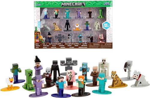 Set de Figuras Jada Minecraft Serie 12.