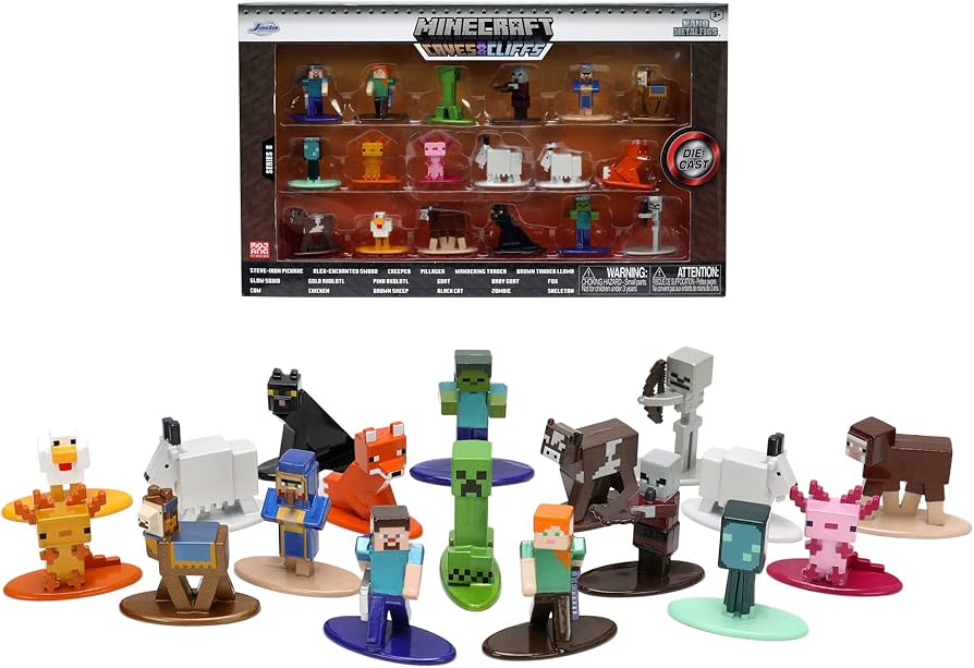 Set de Figuras Jada Minecraft Serie 8.