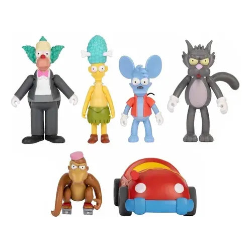 Set de Figuras de los Simpsons Show de Krusty el Payaso.