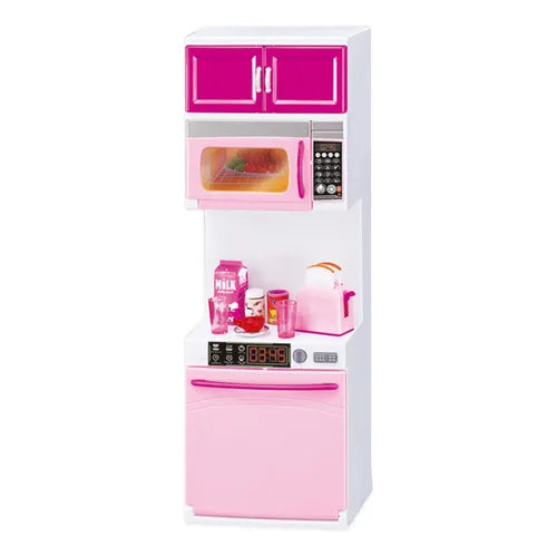 Set de Microondas y Lavaplatos para Muñeca Kitchen.