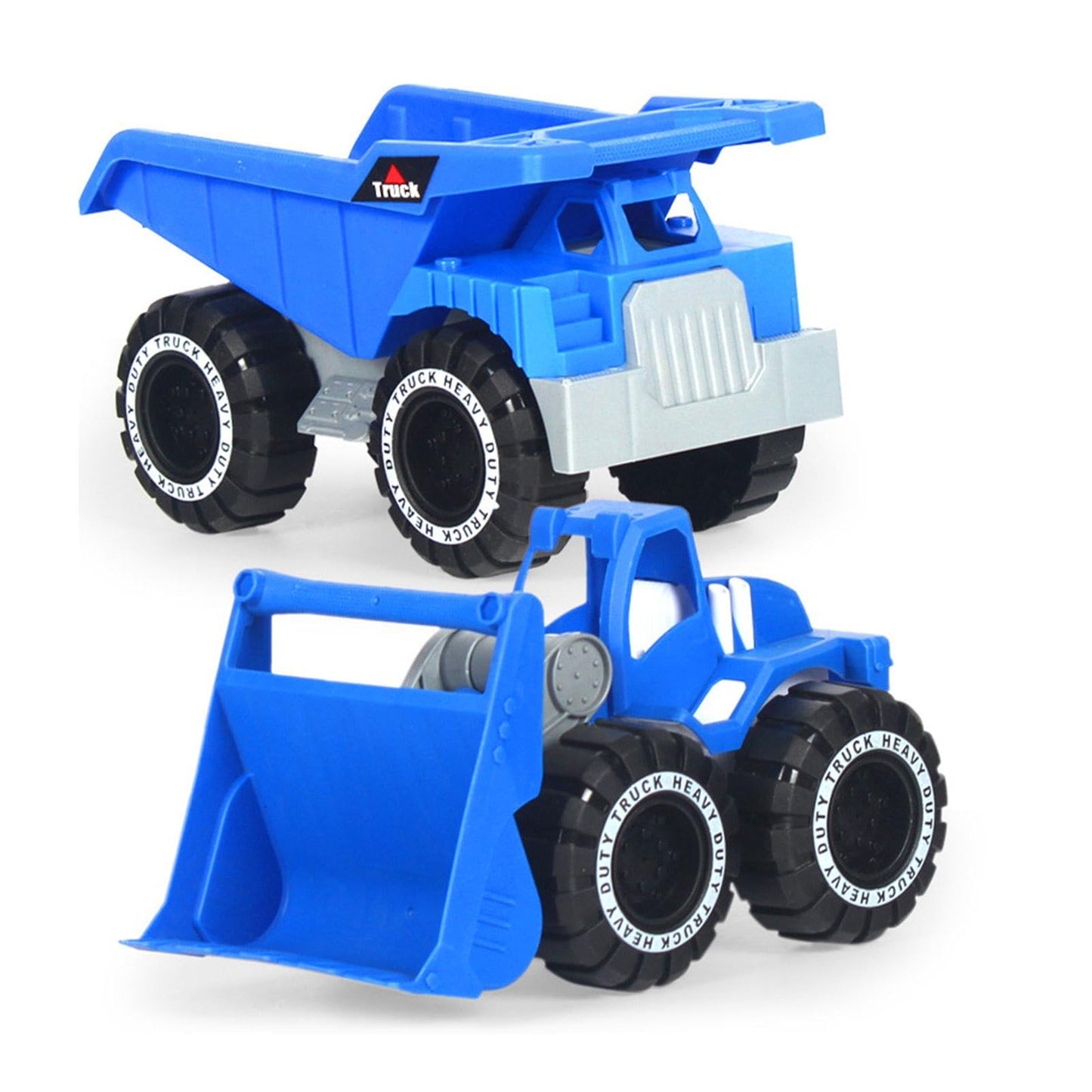 Set de Vehículos de Maquinaria Truck Powerful Azules.