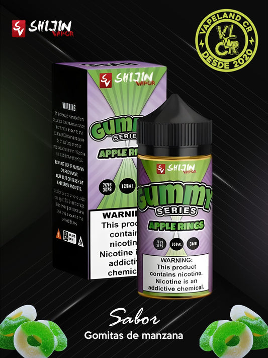 Shijin Gummy Series Apple Rings 3mg.