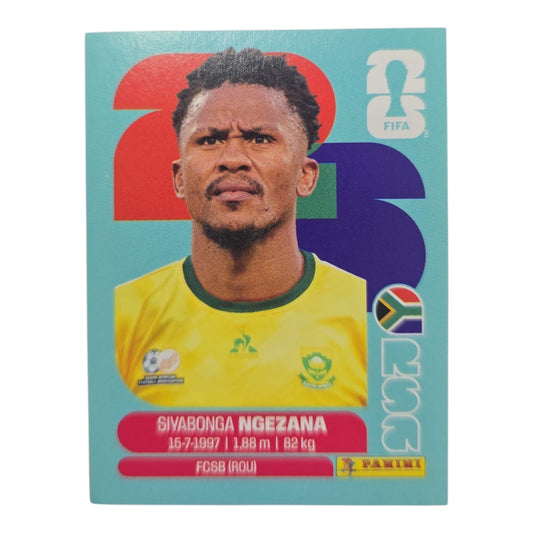 Siyabonga Ngezana RSA 8 Mundial 2026 Panini.