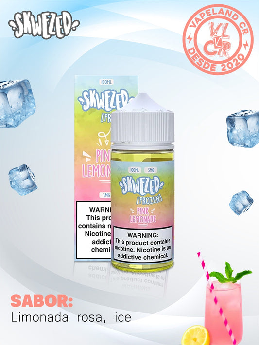 Skwezed Frozen Pink Lemonade 3mg y 6mg.