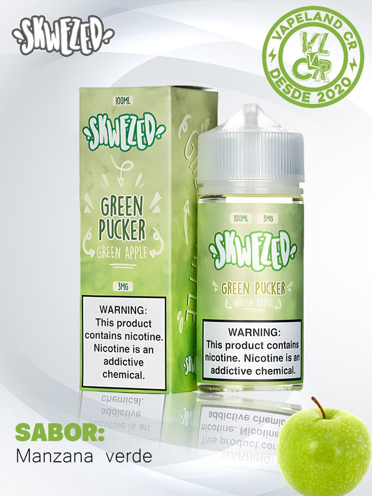 Skwezed Green Apple 3mg.