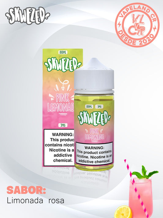 Skwezed Pink Lemonade 3mg y 6mg.