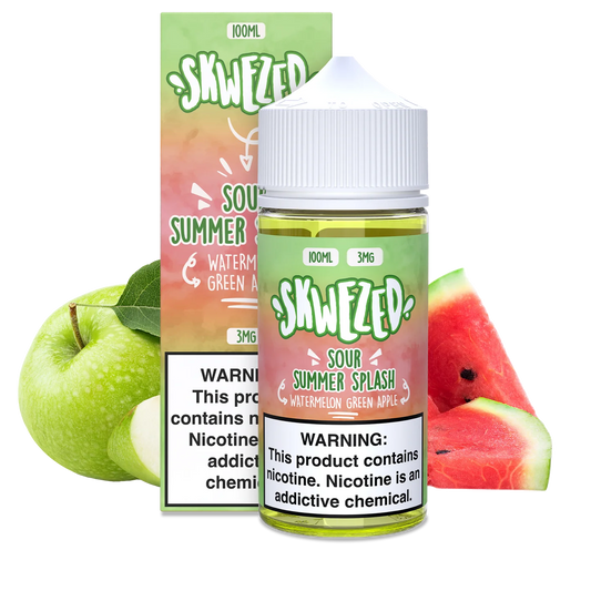 Skwezed Watermelon Green Apple 3mg y 6mg.