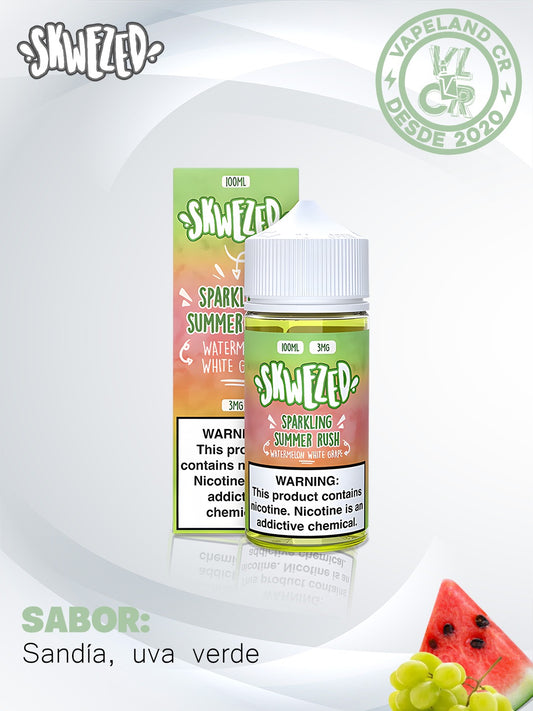 Skwezed Watermelon White Grape 3mg y 6mg.