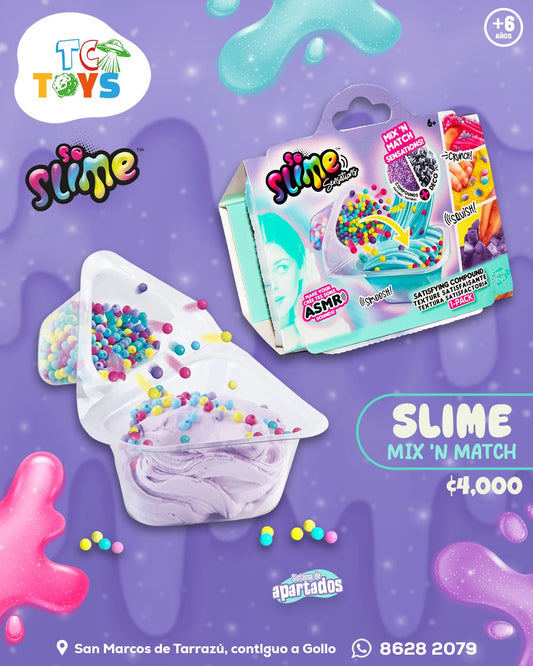Slime Sensations Squish Textura Satisfactoria 1 Pack.