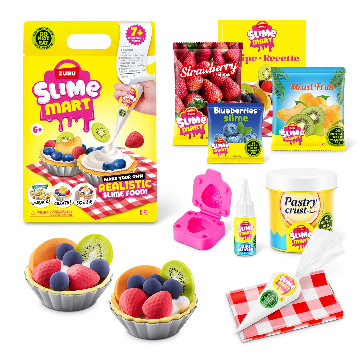 Slime Zuru Bolsa de Compras Tarta de Frutas para Decorar.