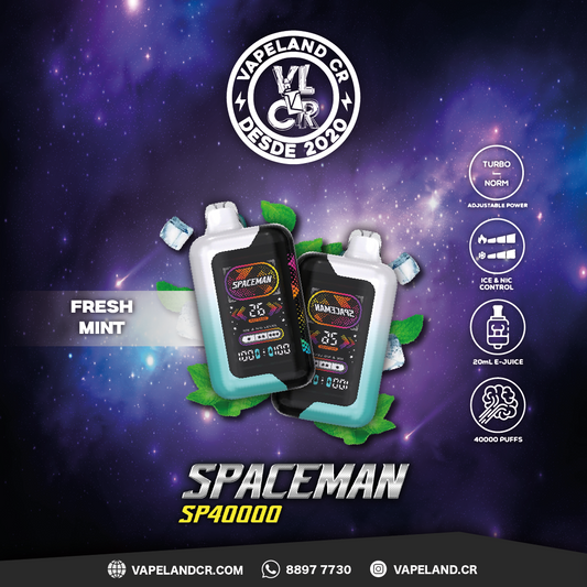 Smok Spaceman Fresh Mint 40000 puffs.