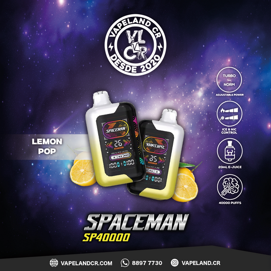 Smok Spaceman Lemon Pop 40000 puffs.