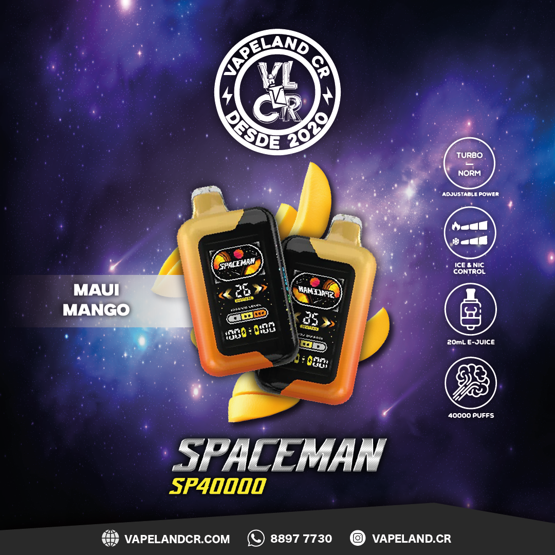 Smok Spaceman Maui Mango 40000 puffs.