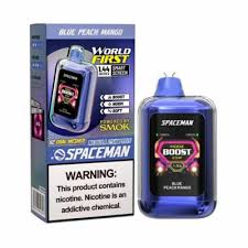 Smok Spaceman Nebula Blue Peach Mango 25000 puffs.
