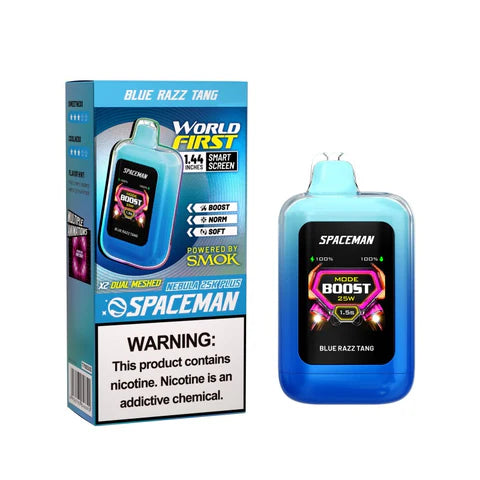 Smok Spaceman Nebula Blue Razz Tang 25000 puffs.