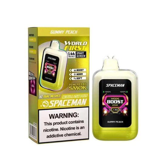Smok Spaceman Nebula Gummy Peach 25000 puffs.