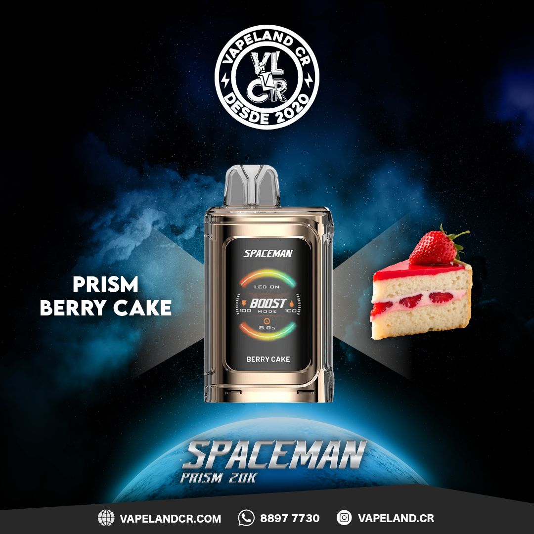 Smok Spaceman Prism Berry Cake 20000 puffs.