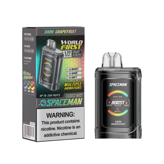 Smok Spaceman Prism Dark Grapefruit 20000 puffs.