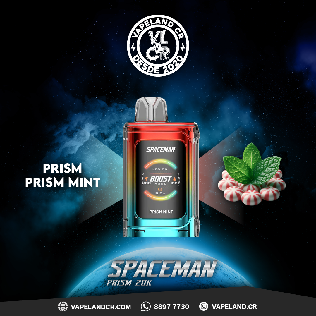 Smok Spaceman Prism Prism Mint 20000 puffs.