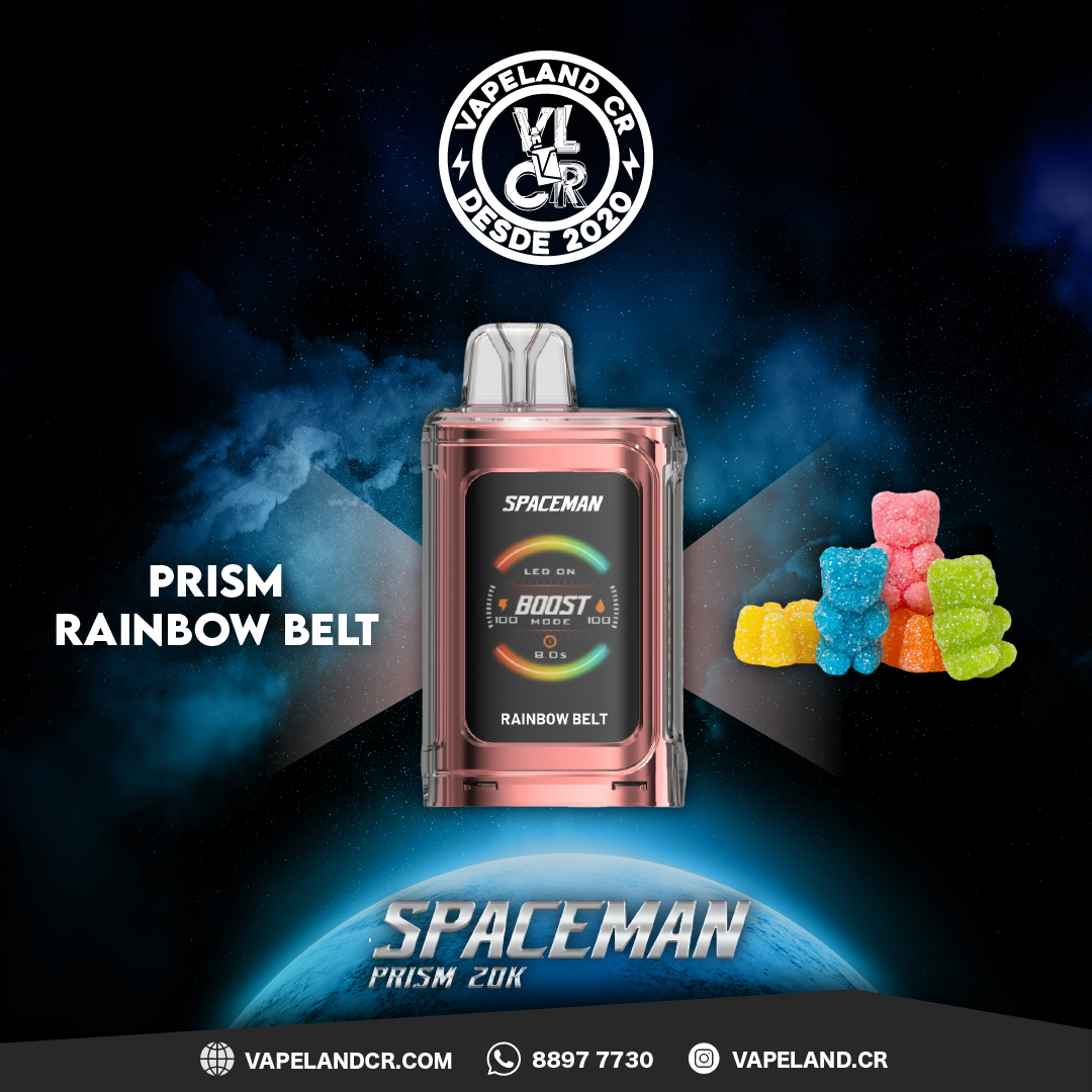 Smok Spaceman Prism Rainbow Belt 20000 puffs.