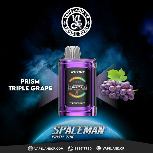 Smok Spaceman Prism Triple Grape 20000 puffs.