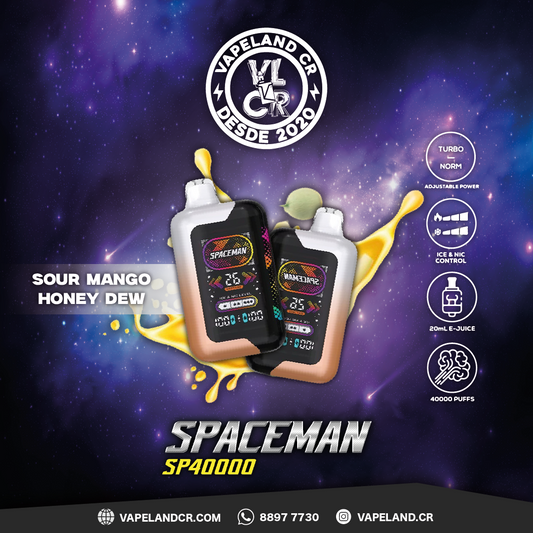 Smok Spaceman Sour Mango Honey Dew 40000 puffs.
