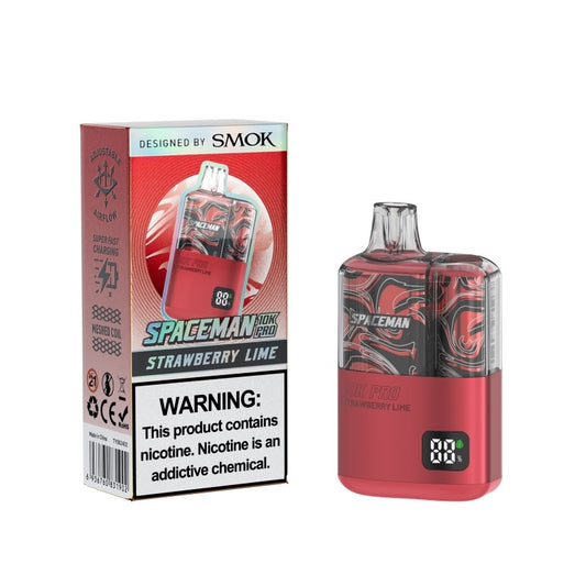 Smok Spaceman Strawberry Lime 10000 puffs.