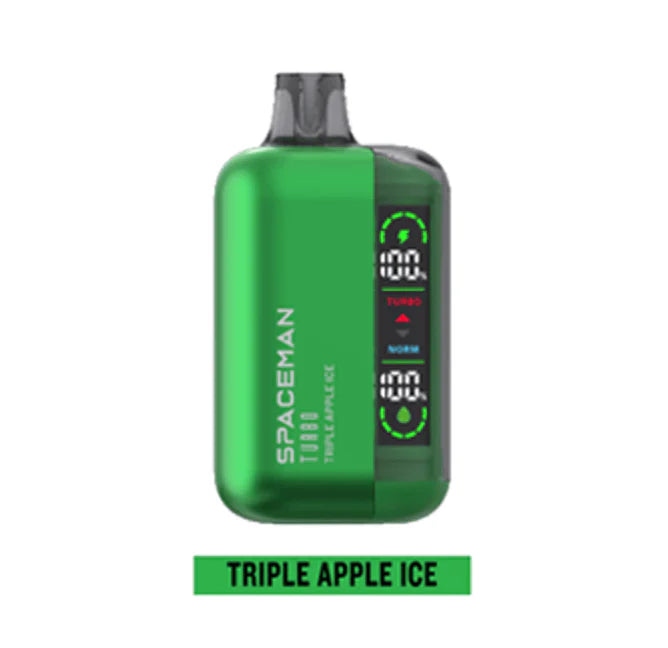 Smok Spaceman Turbo Triple Apple Ice 15000 puffs.