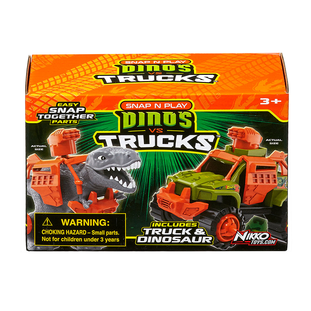 Snap N Play Dinos Vs Trucks.