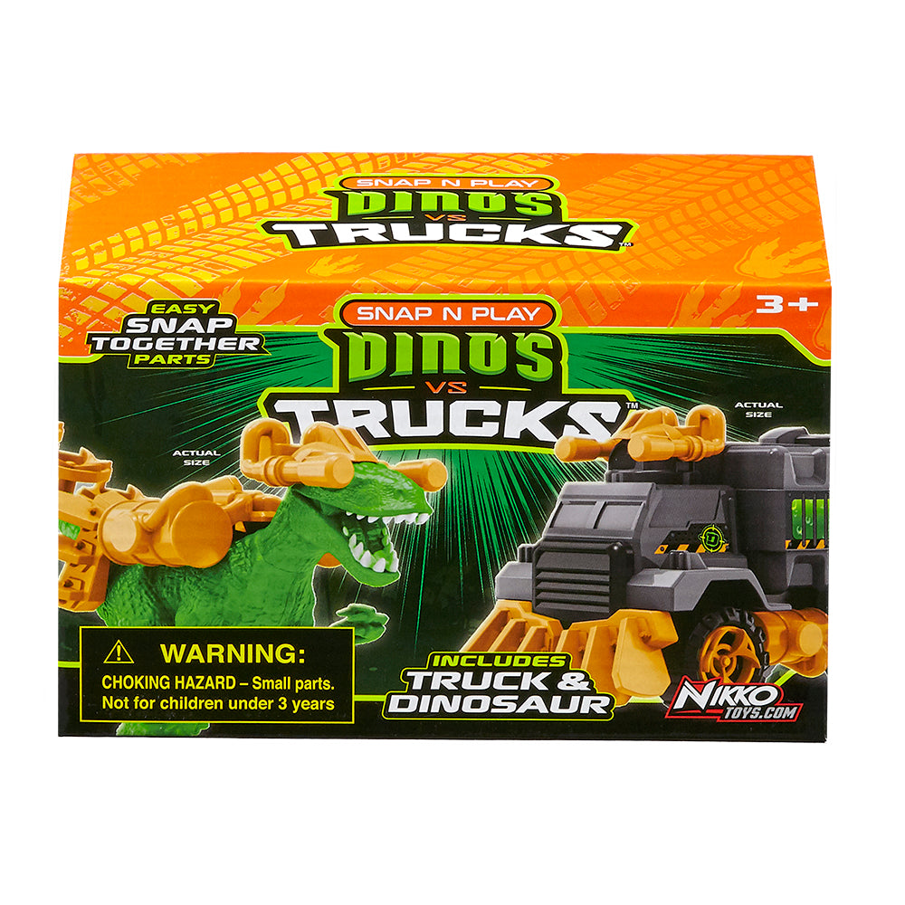 Snap N Play Dinos Vs Trucks.