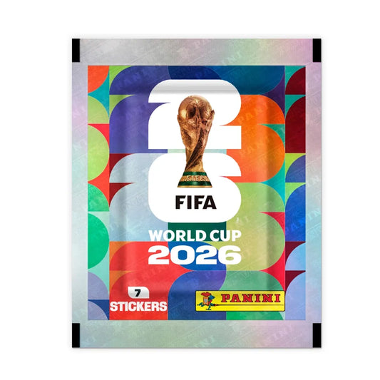 Sobre de Postales Panini Copa Mundial Fifa 2026.
