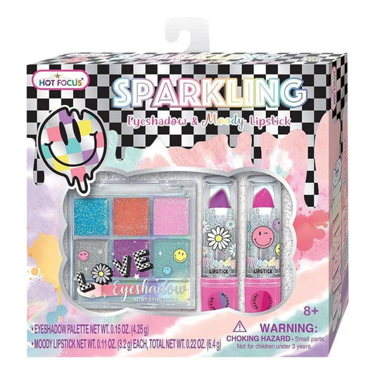 Sombras y Labiales Brillantes de Love Hot Focus.