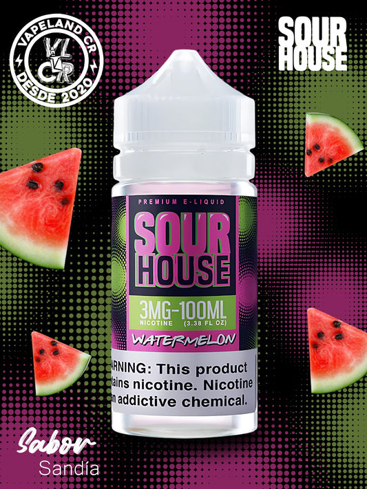 Sour House Sour Watermelon 3mg.