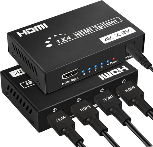 Splitter Nova HDMI 4K de 4 Puertos FAA38214.