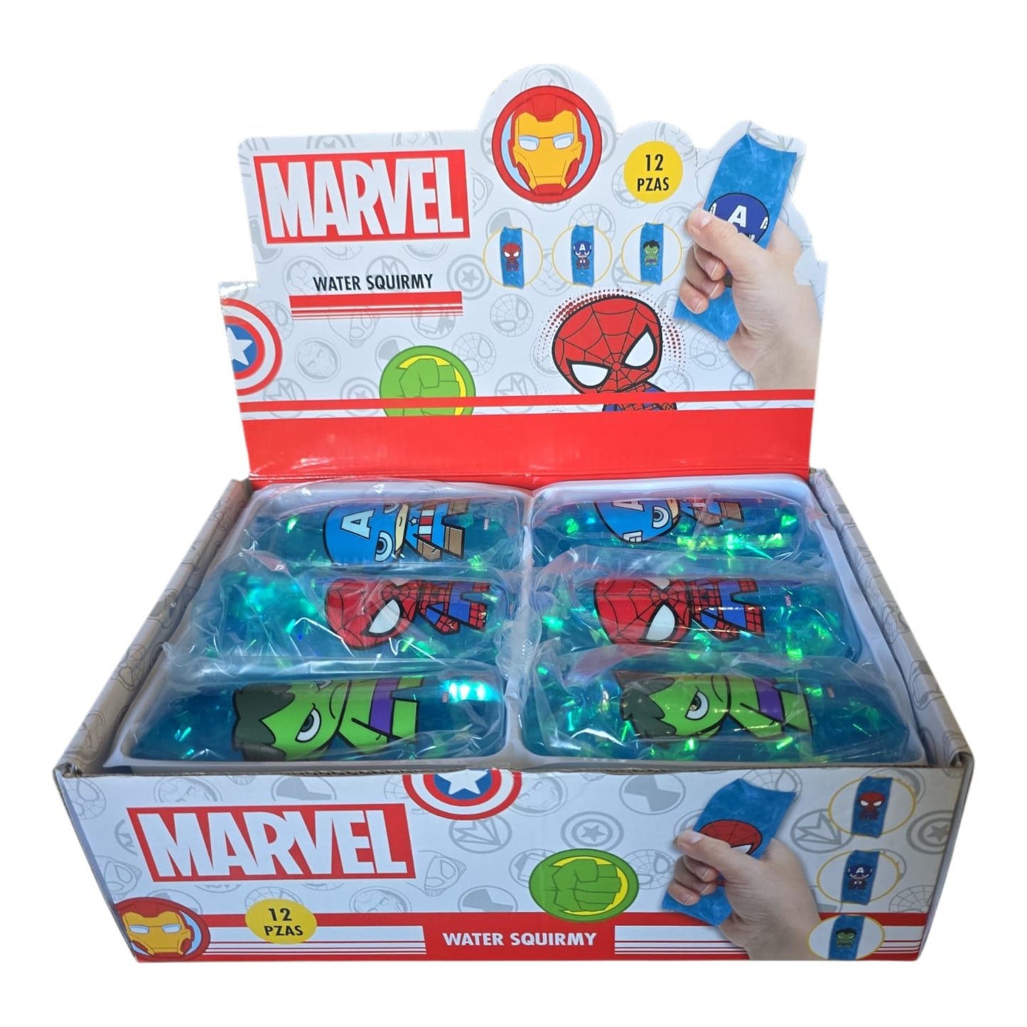 Squishi de Agua Marvel Avenger Carnival Toys.