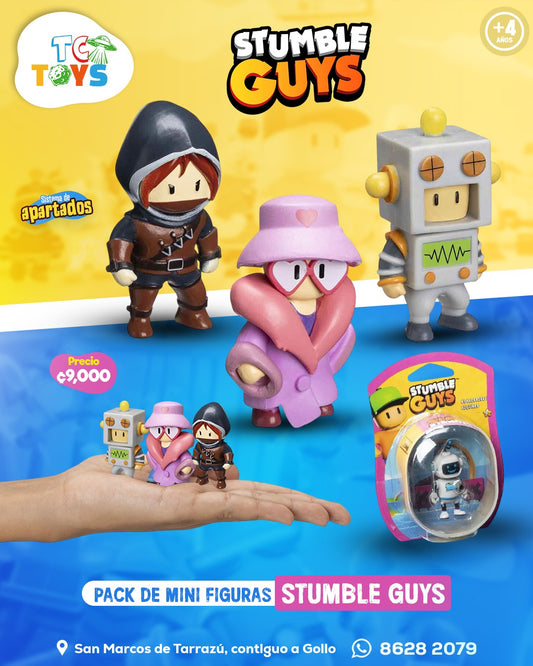Stumble Guys Collectible Figures 3 Pack.