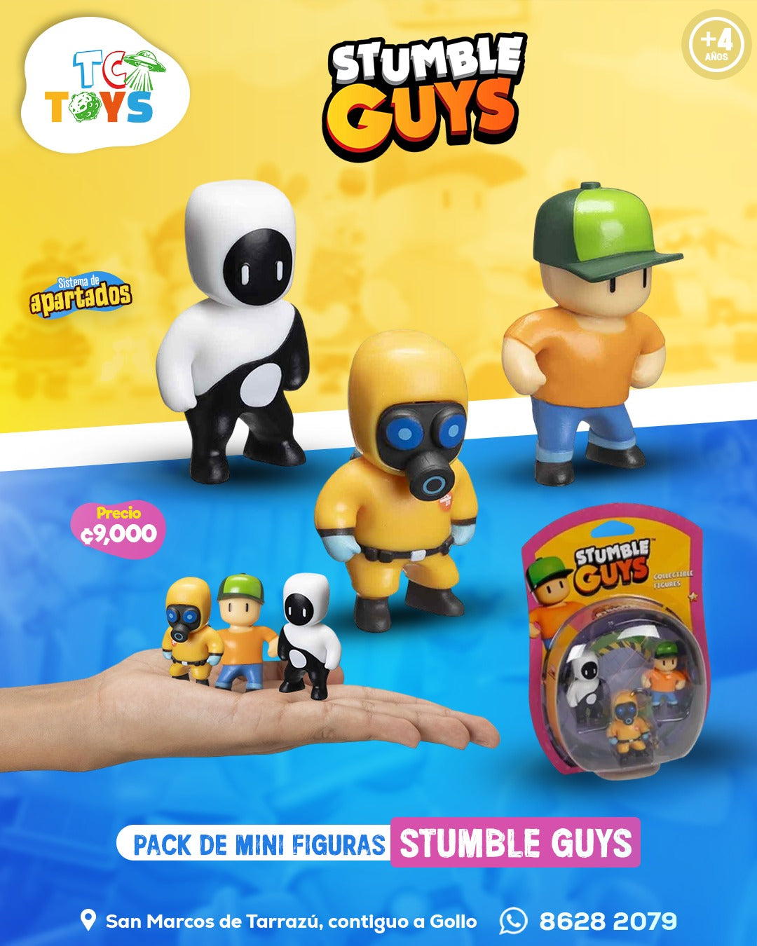 Stumble Guys Collectible Figures 3 Pack.