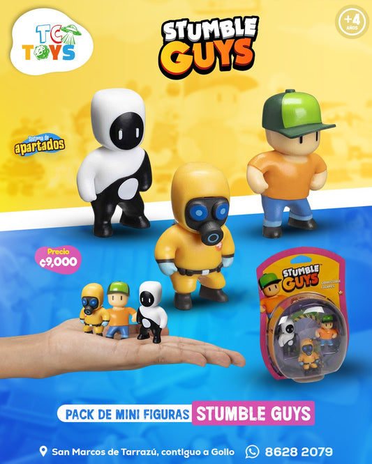 Stumble Guys Collectible Figures 3 Pack.