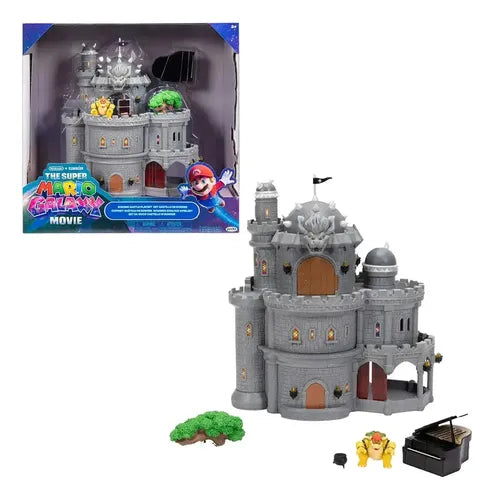 Super Mario Galaxy Movie Set Castillo de Bowser Jakks.