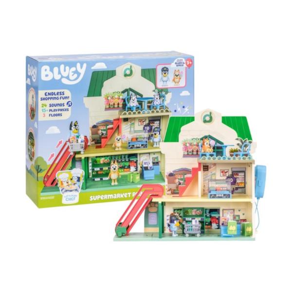 Supermercado de Bluey con Sonidos Moose.