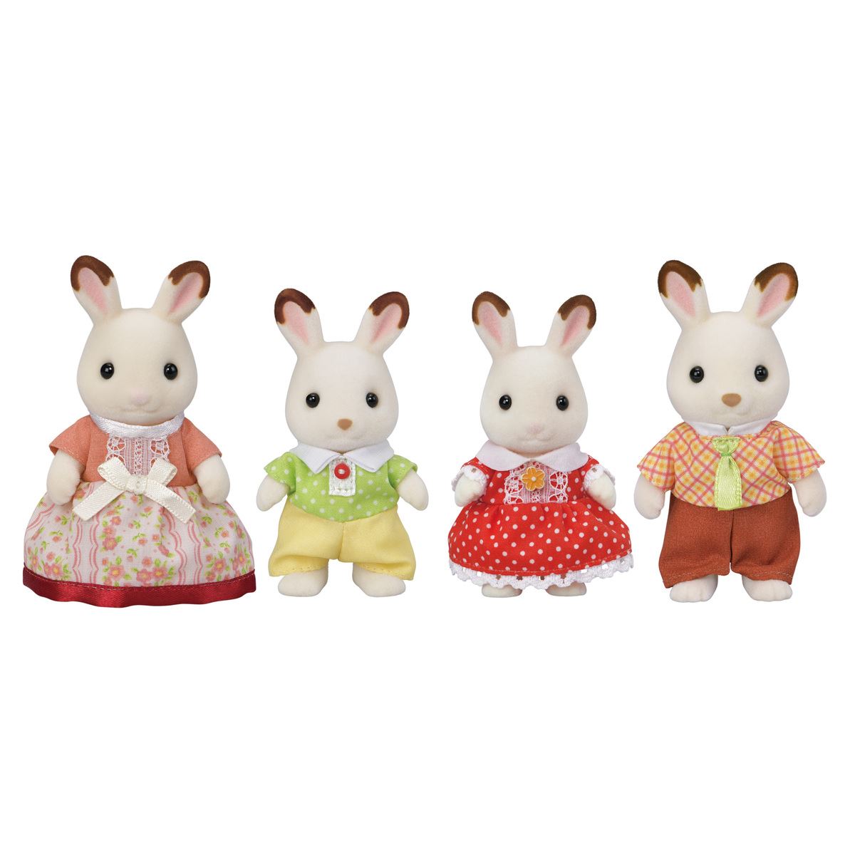 Sylvanian Families Familia de Conejos de Chocolate.