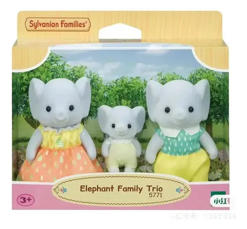 Sylvanian Families Familia de Elefantes Trio.